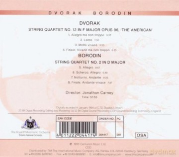 Royal Philharmonic Orchestra: Dvorak Borodin Quartet No 12 String Quar [CD]
