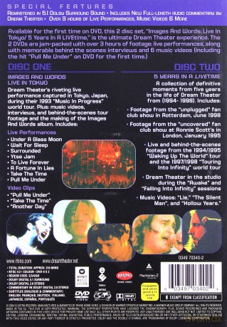 Dream Theater: Live In Tokyo/5years In A Live [2DVD]
