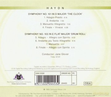 Royal Philharmonic Orchestra: Haydn Symphony No 101 [CD]