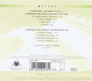 Royal Philharmonic Orchestra: Mozart Overture The Magic Flute [CD]