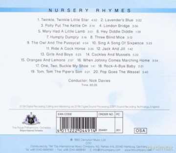 Royal Philharmonic Orchestra: Nursery Rhymes [CD]