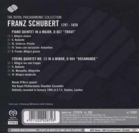 Royal Philharmonic Orchestra: Schubert Klavierquintettandstreichquarte [SACD]