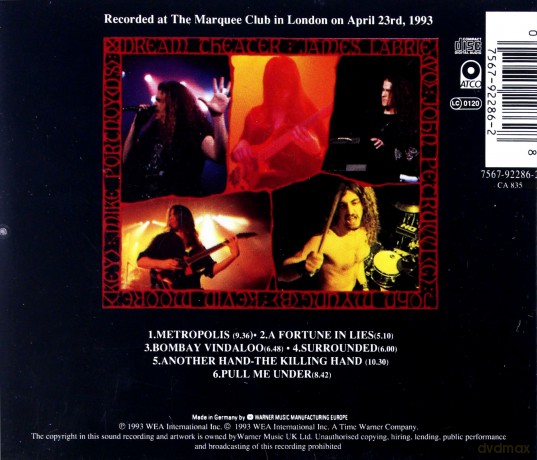 Dream Theater: Live At The Marquee [CD]