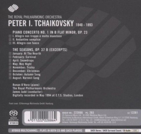 Royal Philharmonic Orchestra: Tchaikovsky Piano Concert No 1 [SACD]