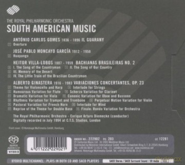 Royal Philharmonic Orchestra: Villa-Lobosgomesmoncayoginastera South A [SACD]