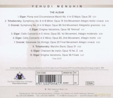 Royal Philharmonic Orchestra: Yehudi Menuhin The Album [CD]