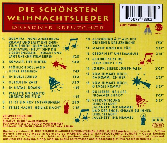 Dresdner Kreuzchor/Mauersberge: Div: Die Schoensten Weihnachtsl [CD]