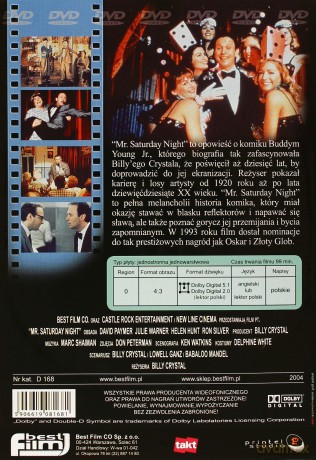 Mr. Saturday Night [DVD]