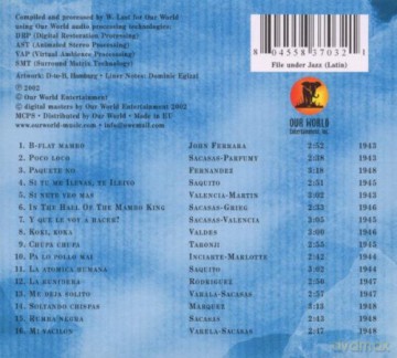 Sacasas Anselmo: In The Hall Of The Mambo King [CD]