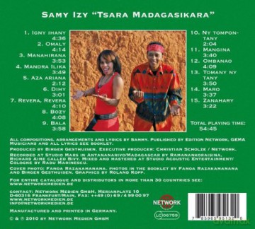 Samy Izy: Tsara Madagasikara [CD]