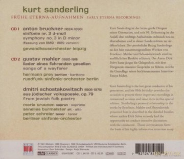 Sanderling Kurt: Bruckner - Schostakowitsch - Mahler [2CD]
