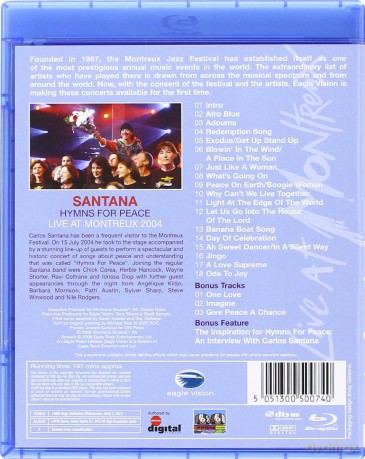 Santana: Hymns For Peace - Live At Montreux 2004 [Blu-Ray]