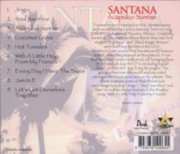 Santana: Acapulco Sunrise [CD]