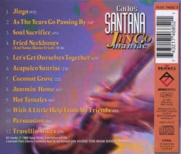 Santana Carlos: Jingo Maniac [CD]