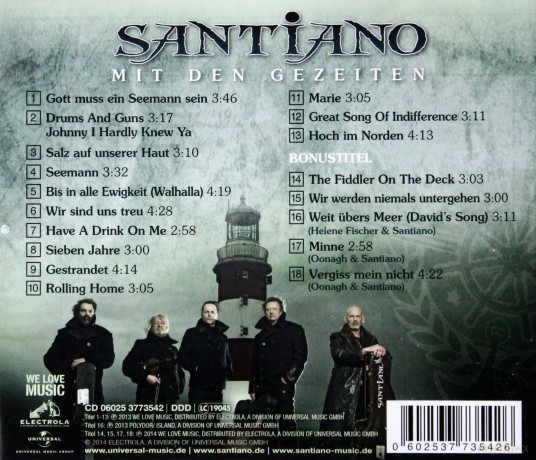 Santiano: Mit Den Gezeiten [CD]