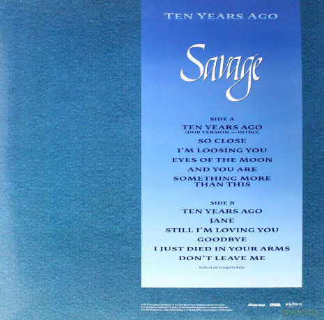 Savage: Ten Years Ago [Winyl]