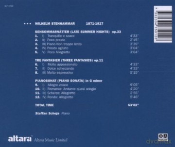 Scheja Staffan: Plays Stenhammar - Late Summer Nights [CD]