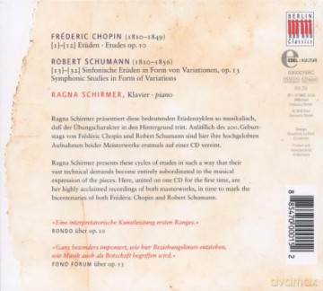 Schirmer Ragna: Chopin - Schumann - Etudes [CD]
