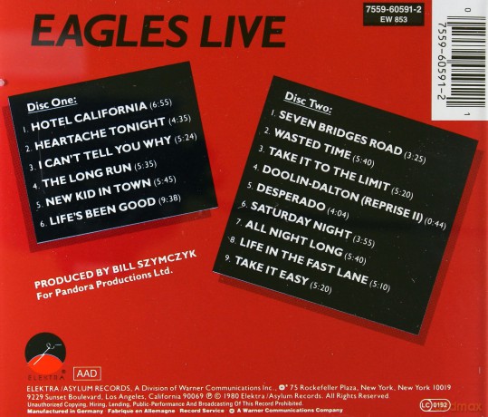 Eagles: Eagles Live [2CD]
