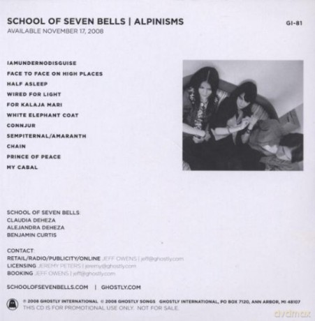School Of Seven Bells: Alpinisms [CD]