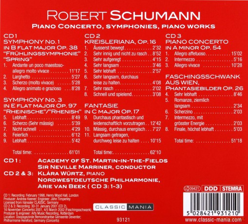 Schumann Robert: Schumann Collection [3CD]