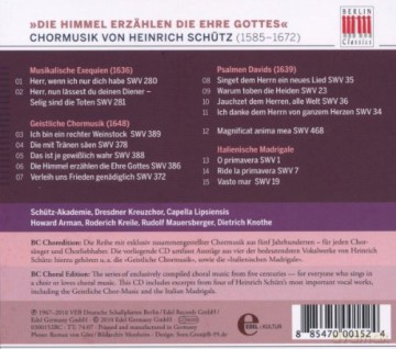 Schutz Heinrich: Die Himmel Erzahlen [CD]