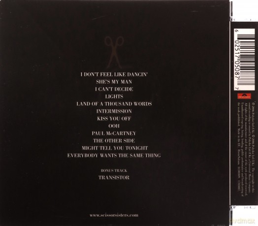 Scissor Sisters: Ta-Dah [CD]