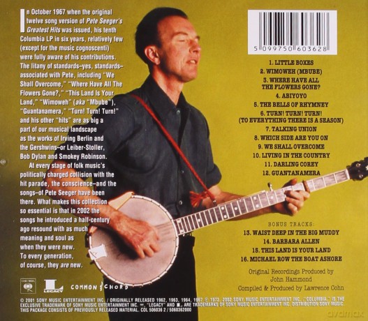 Seeger Pete: Pete Seegers Greatest Hits [CD]