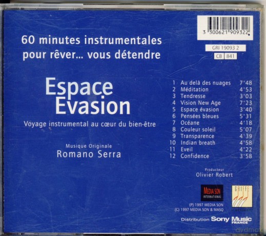 Serra Romano: Espace Evasion [CD]