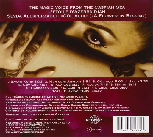 Sevda Alekperzadeh: A Flower In Bloom [CD]