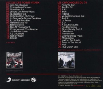 Sexion D: L'ecole Des Points Vitaux/Les Chroniques Du 75 [2CD]