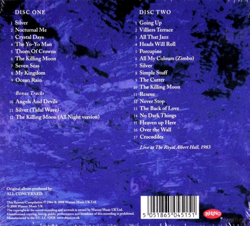 Echo & The Bunnymen: Ocean Rain (Collector's Edition) [2CD]