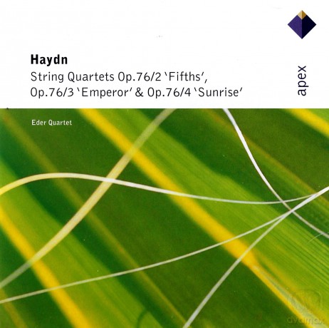 Eder Quartet: Haydn: String Quartets Op.76/2 [CD]