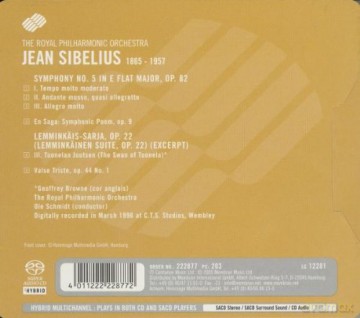 Sibelius Jean: Symphony No 5 Lemminkäis-Sarja Op 22 [SACD]