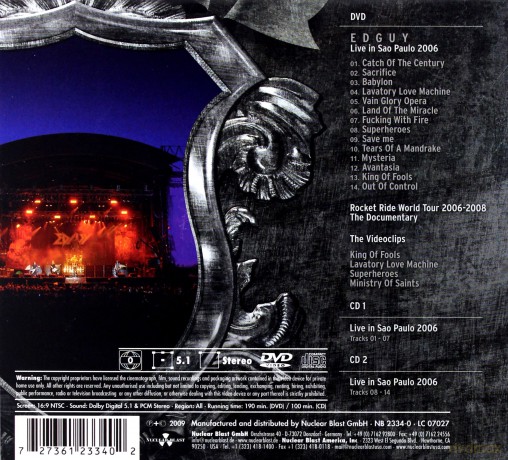 Edguy: Fucking With Fire-Live [2CD]+[DVD]