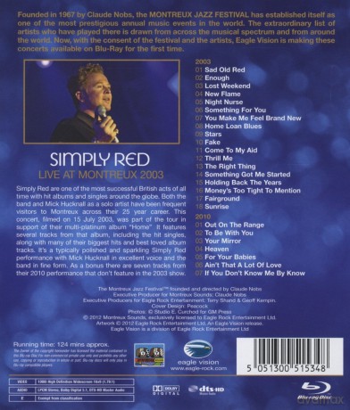 Simply Red: Live At Montreux 2003 [Blu-Ray]