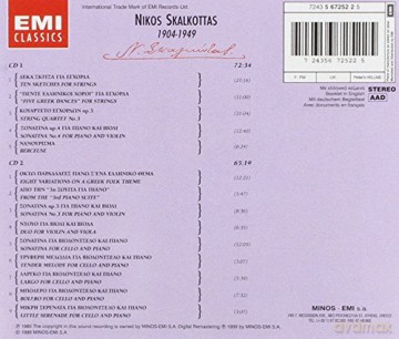 Skalkottas Nikos: Nikos Skalkottas 1904-1949 [2CD]
