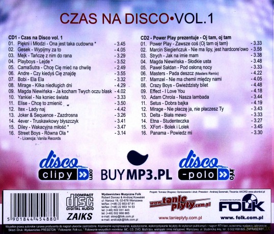 Czas Na Disco Polo 1 [2CD]