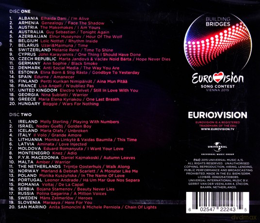 Eurovision Song Contest 2015 Vienna [2CD]