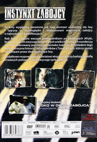 Instynkt Zabójcy: Wielkie koty [DVD]