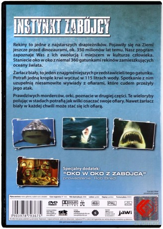 Instynkt Zabójcy: Rekiny [DVD]
