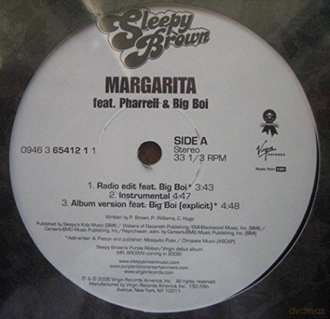 Sleepy Brown & Pharrell & Big Boi: Margarita [Winyl]