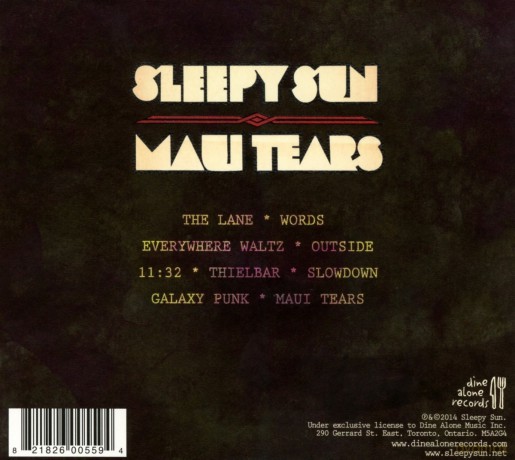 Sleepy Sun: Maui Tears [CD]
