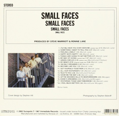Small Faces: Small Faces [CD]
