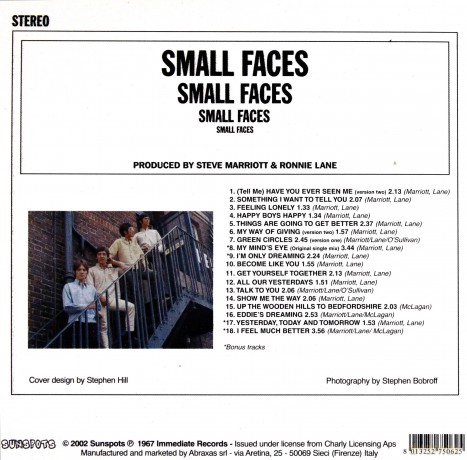 Small Faces: Small Faces [CD]
