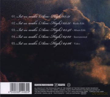 Soehne Mannheims: Ist Es Wahr (AIM High) [CD]
