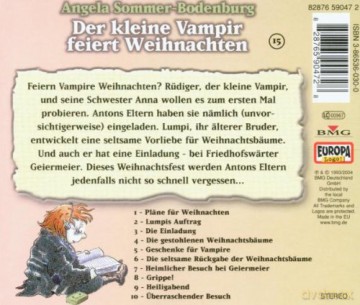 Sommer-Bodenburg Angela: Kleine Vampir Feiert Weihnachten [CD]