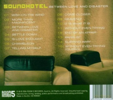 Soundhotel: Between Love And Disaster [CD]
