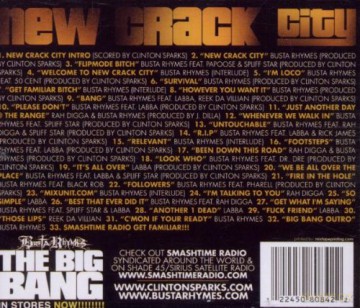 Sparks Clinton & Busta Rhymes: New Crack City [CD]