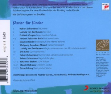 Sprit Kids: Klavier Fur Kinder - Leichte Klaviermusik [CD]